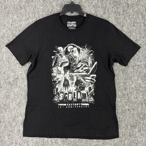 SCREAM FACTORY SHIRT MENS XL BLACK HORROR MOVIES‎ GUTTER GARBS TEE